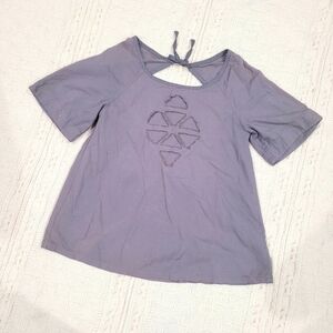 Prairie Underground Cutout Back Peasant Top Size XS